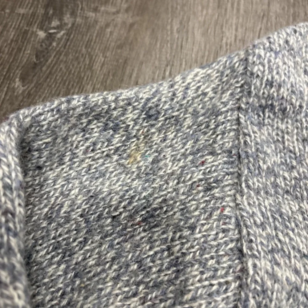 VTG Lands' End Sweater Mens XL Ragg Wool Made USA Cabincore Luxe Heritage Fleck